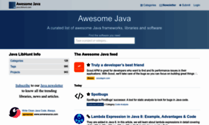 Java.libhunt.com thumbnail