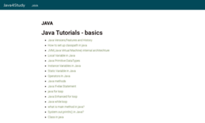 Java4study.com thumbnail