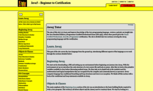 Java5tutor.info thumbnail