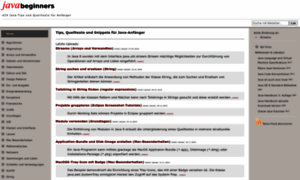 Javabeginners.de thumbnail