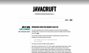 Javacruft.wordpress.com thumbnail