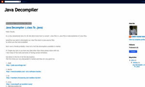 Javadecompiler.blogspot.com thumbnail