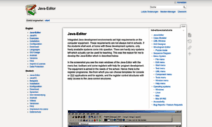 Javaeditor.org thumbnail