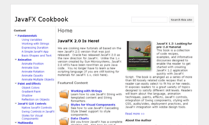 Javafxcookbook.com thumbnail