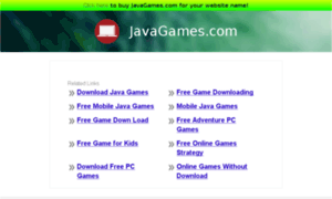 Javagames.com thumbnail