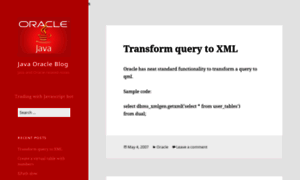 Javaoracleblog.com thumbnail