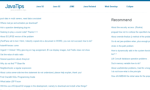 Javaproblemstips.info thumbnail
