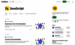 Javascript.plainenglish.io thumbnail