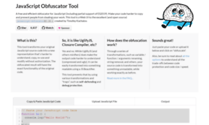 Javascriptobfuscator.herokuapp.com thumbnail