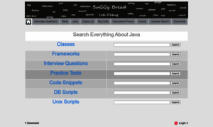 Javasearch.buggybread.com thumbnail