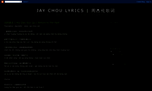 Jaychoulyrics.blogspot.sg thumbnail