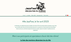Jazzfestdesjeunes.qc.ca thumbnail