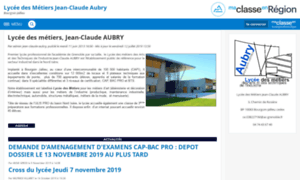 Jean-claude-aubry.elycee.rhonealpes.fr thumbnail