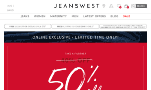 Jeanswest.com thumbnail