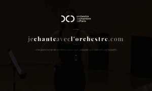 Jechanteaveclorchestre.com thumbnail