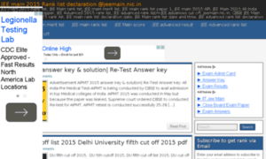 Jeemain2015ranklist.in thumbnail