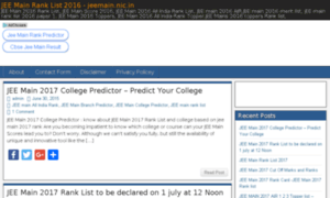 Jeemainranklist2015.in thumbnail