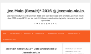 Jeemainresult-2016.in thumbnail