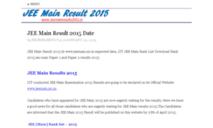 Jeemainresults2015.in thumbnail