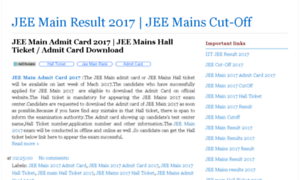 Jeemainsresult2017.in thumbnail