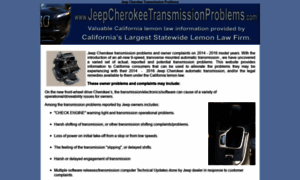 Jeepcherokeetransmissionproblems.com thumbnail