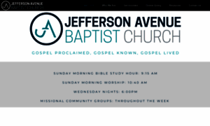 Jeffersonavenuebaptist.org thumbnail