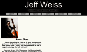 Jeffweissmusic.com thumbnail