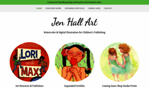 Jenhallart.com thumbnail