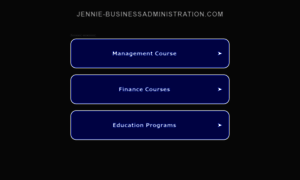 Jennie-businessadministration.com thumbnail