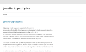 Jenniferlopezlyrics.org thumbnail