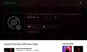 Jeopardy-think-music.mp3quack.com thumbnail