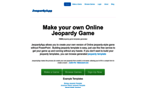 Jeopardyapp.com thumbnail