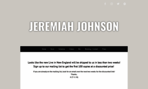 Jeremiahjohnsonband.com thumbnail