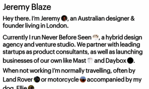 Jeremyblaze.com thumbnail