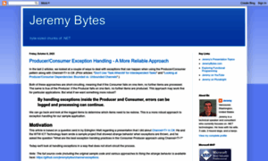 Jeremybytes.blogspot.com thumbnail