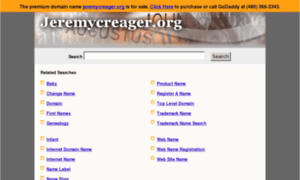 Jeremycreager.org thumbnail