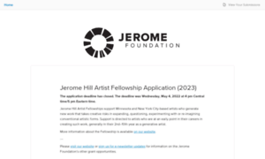 Jeromefdn.submittable.com thumbnail