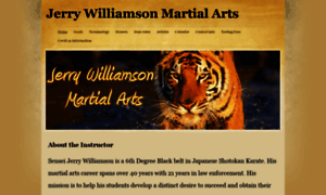 Jerrywilliamsonmartialarts.com thumbnail