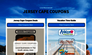 Jerseycapecoupons.com thumbnail