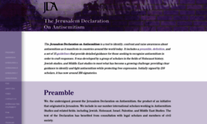 Jerusalemdeclaration.org thumbnail