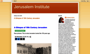Jerusaleminstitute.blogspot.com thumbnail