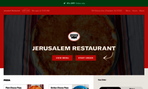 Jerusalemrestaurantmenu.com thumbnail