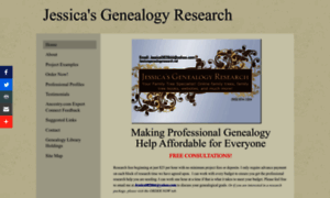 Jessicasgenealogyresearch.net thumbnail