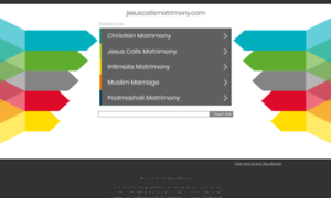 Jesuscallsmatrimony.com thumbnail