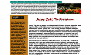 Jesuscalltofreedom.com thumbnail