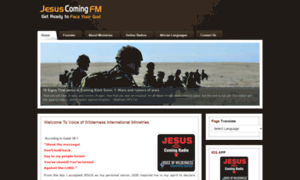 Jesuscomingfm.com thumbnail