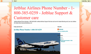 Jetblueairlinesphonenumber.blogspot.com thumbnail