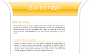 Jeuxdepizza.fr thumbnail