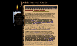 Jewish-funeral-guide.com thumbnail