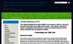 Jewishmuseumnj.org thumbnail